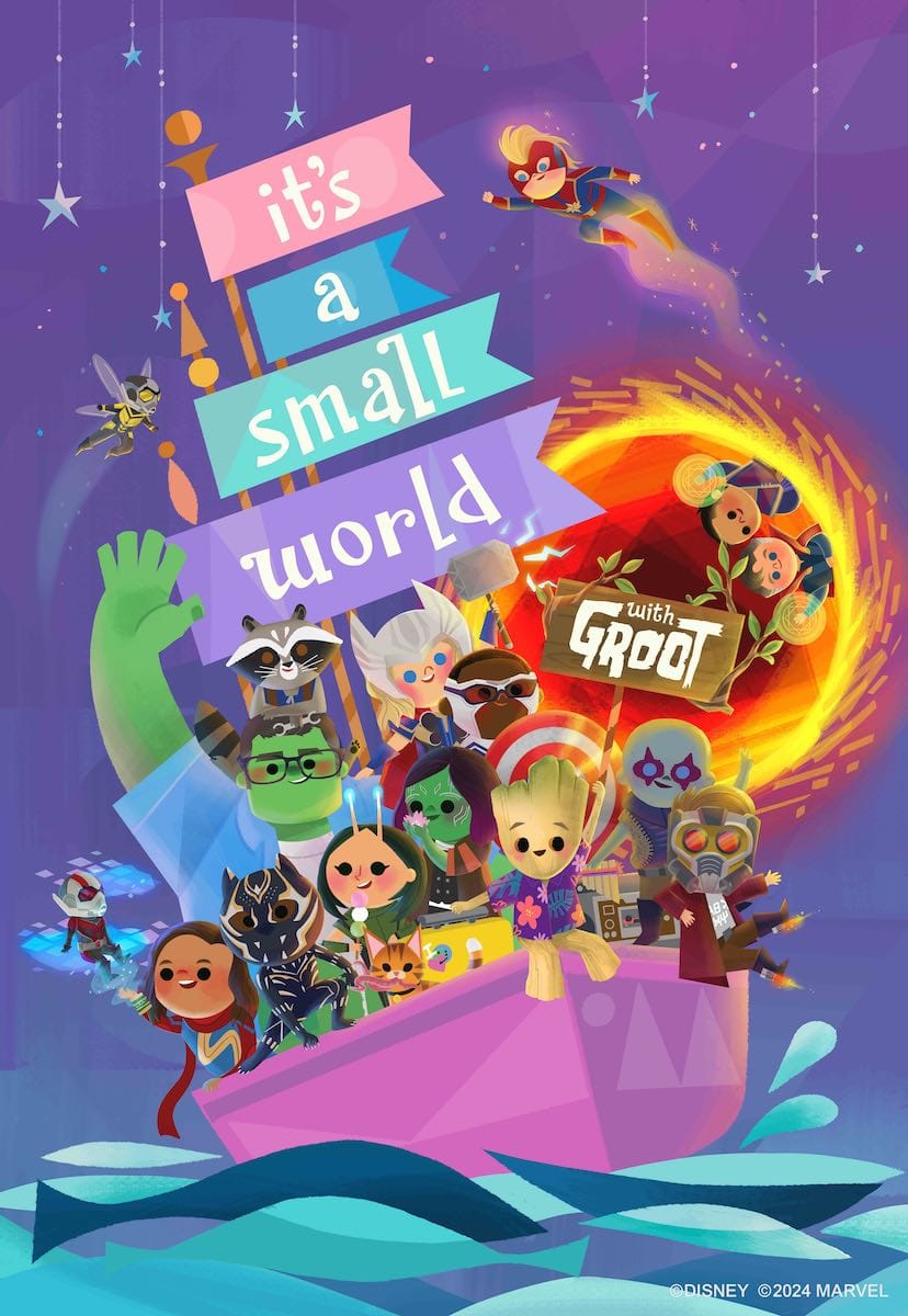 it's a small world with groot