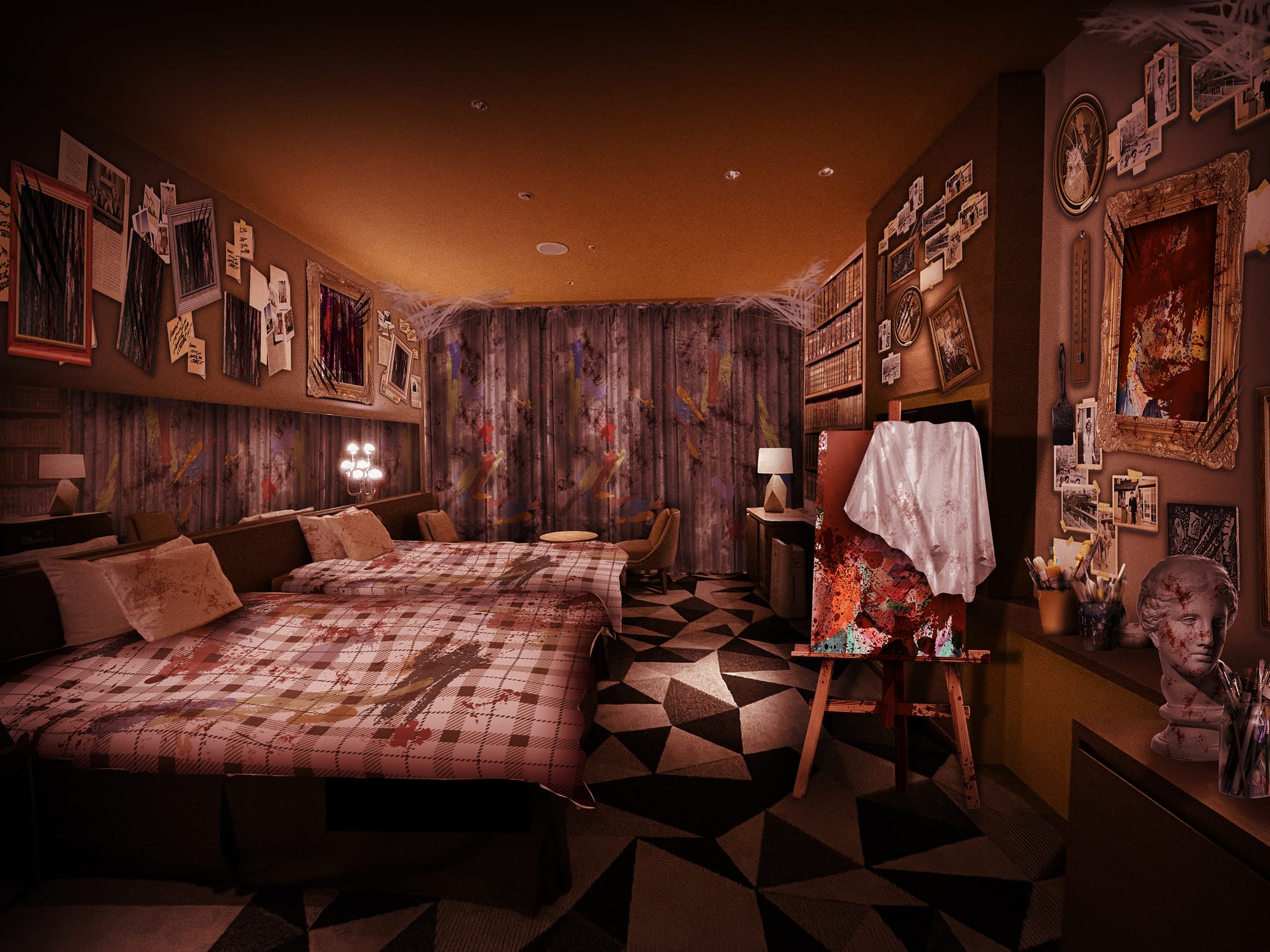 Universal Studios Japan’s Haunted Hotel Room