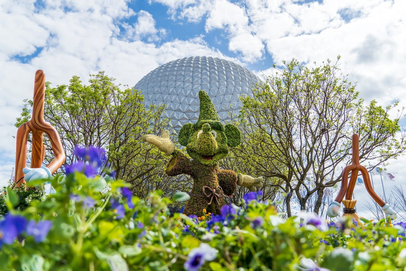 epcot flower and garden festival, mickey mouse topiary