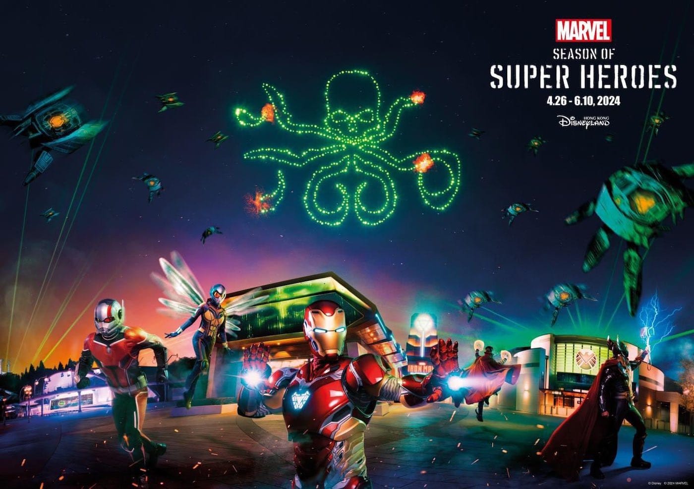 marvel superhero season at hong kong disneyland