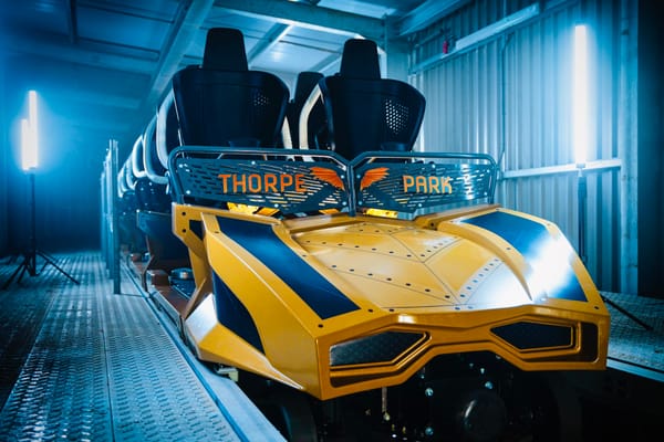 Thorpe Park unveils the train for Hyperia